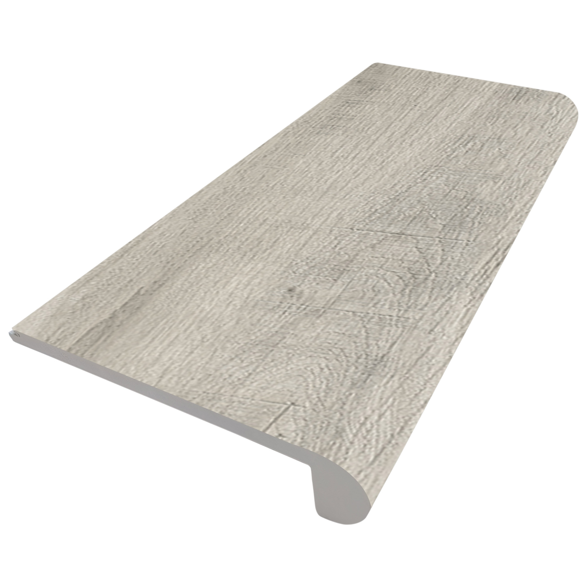 Natural Essence Plus Series LI-NE202-S Flush Stair Nose, 94-1/2 in L, 4.34 in W, 0.2 in Thick, SPC, Kumo